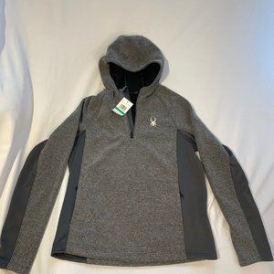 Spyder 1/4 zip hoodie NWT